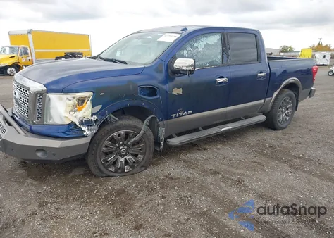 2017 Nissan Titan Platinum Reserve from USA, damaged, VIN 1N6AA1E57HN509039